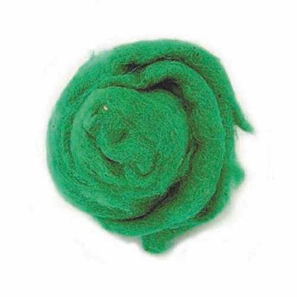 Sprookjeswol/schapenwol, 50 gram, lichtgroen