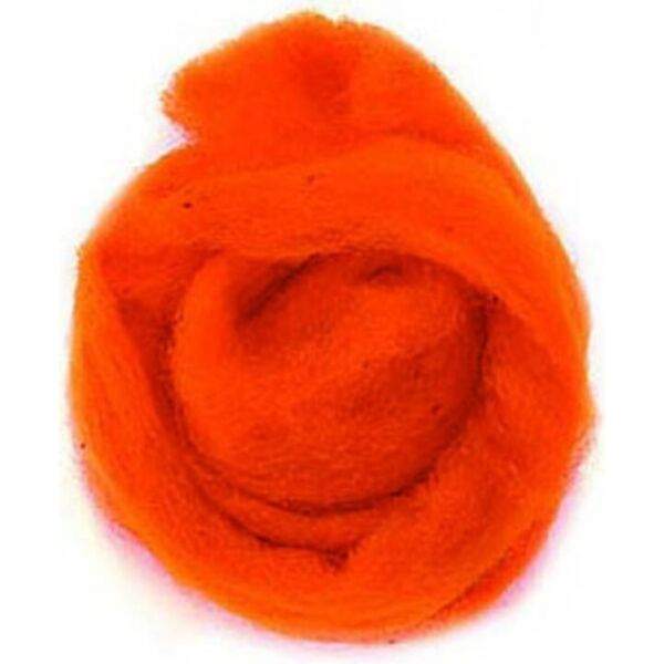 Sprookjeswol/schapenwol, 50 gram, oranje