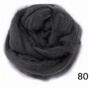 Sprookjeswol/schapenwol, 50 gram, zwart