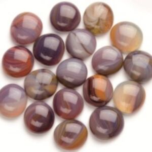 Glasnuggets, 20mm, 200 gram, mix lila