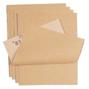 Droog schuurpapier, 23 x 38 cm, 5 vel, korrel 150, fijn