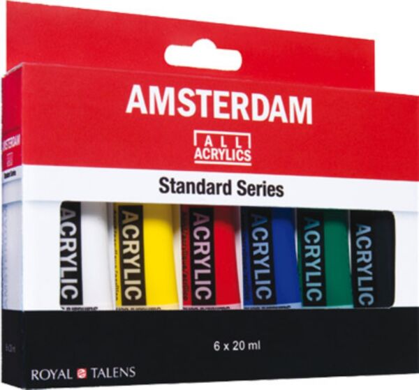 Talens Amsterdam Acrylverf Introset I (assortiment 6 x 20 ml)