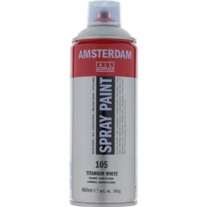Talens Amsterdam spraypaint, 400 ml, titaanwit