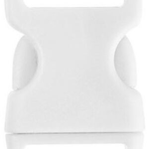 Paracord kliksluiting, 10 mm, 8 stuks, wit