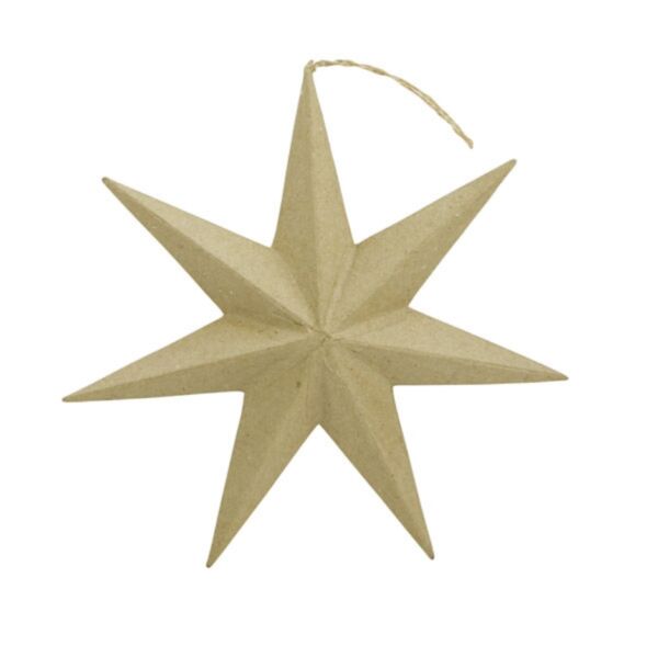 Decopatch eco shape, kerstster met ophangkoord