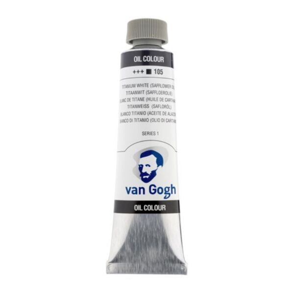 Talens van Gogh Olieverf, tube 40 ml, 105 titaanwit