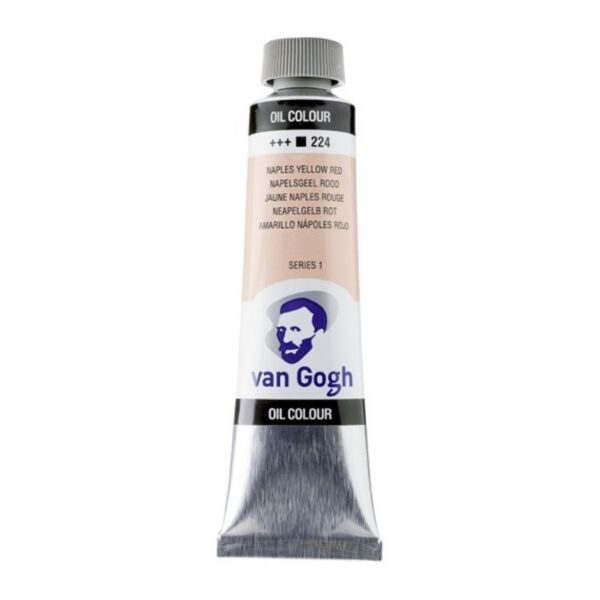 Talens van Gogh Olieverf, tube 40 ml, 224 Napelsgeel rood