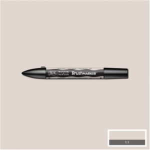 WN Brushmarker/Illustratormarker duo-point, warm grey 1 (WG1)