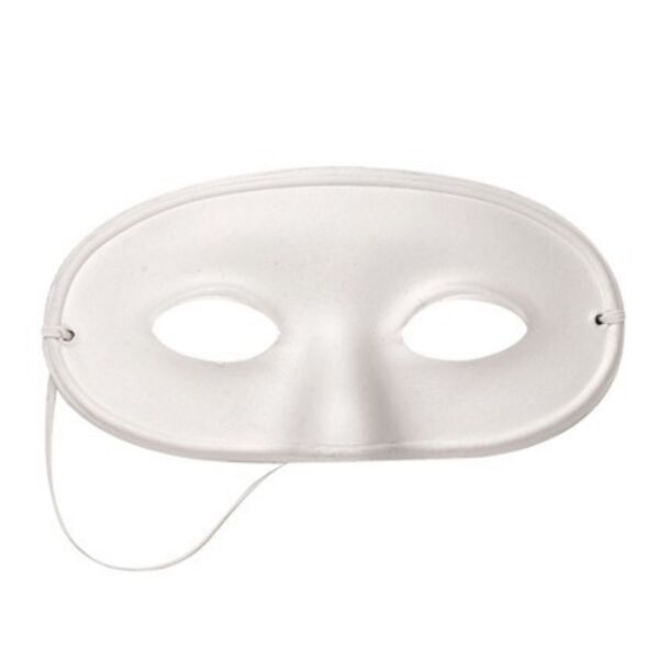 Wit kartonnen oogmaskers, 2 stuks