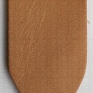 Leren sleutelhanger, 120x35mm, label