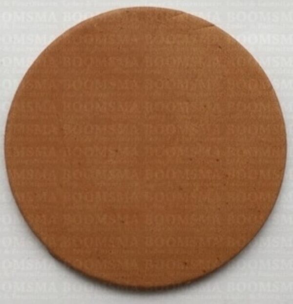 Leren sleutelhanger, 45mm, rond