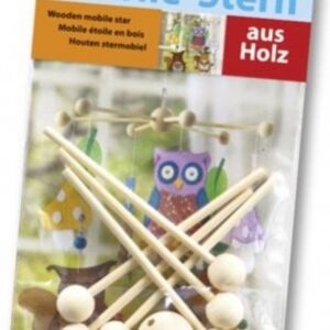 Houten mobile-set