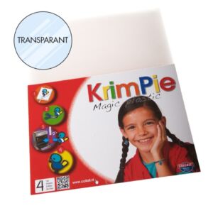 Krimpie dinkie, formaat 25x25cm, 25 vel, transparant