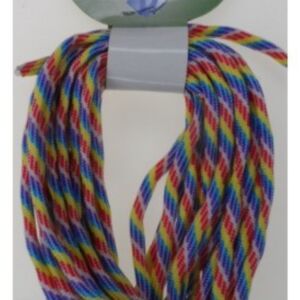 Paracord, 4 mm, 5 meter, regenboog