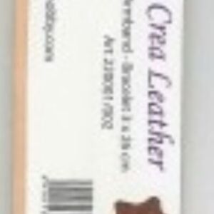 Leren armband met drukknoop, naturel, 3 x 26 cm