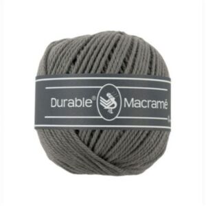 Durable macramegaren grijs 80mtr