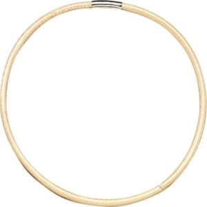 Bamboe ring met metalen sluting, 20 cm