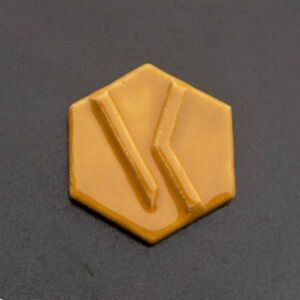 Ve-Ka poederglazuur GL1124, 500gr, glanzend, gele oker