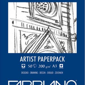 Wit tekenpapier, fabriano accademia, 200gr, 50vel, A3