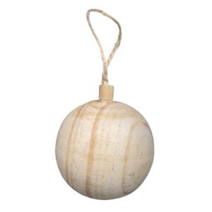 Houten kerstbal 52mm
