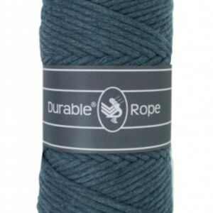 Durable rope macramegaren/haakgaren 5mm 250gram 75 meter petrol 375