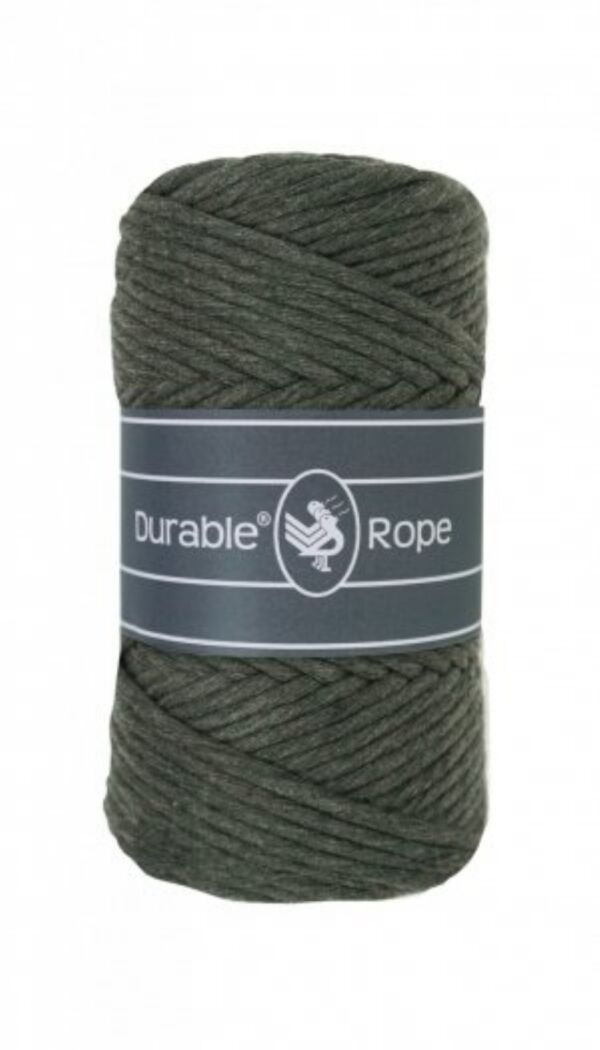 Durable rope macramegaren/haakgaren 5mm 250gram 75 meter cypress 405