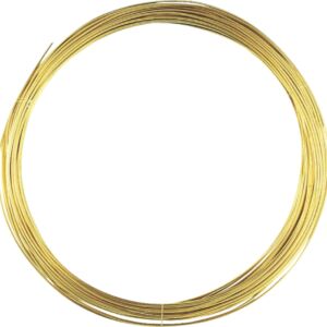 Messingdraad/goudkleurig draad, 0,40 mm, 20 meter