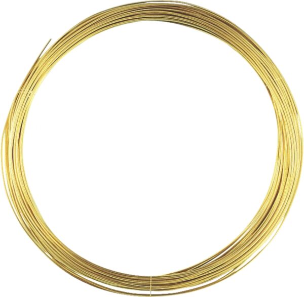 Messingdraad/goudkleurig draad, 1,0 mm, 3 meter