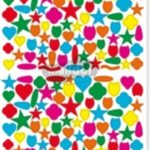Geometrische stickers, deco, assorti 156 stuks