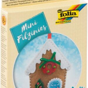 Filzinie mini viltpakketje peperkoekhuisje