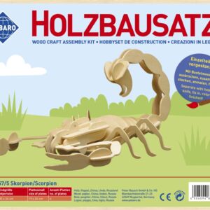 Houten bouwpakket / 3D puzzel schorpioen