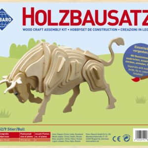 Houten bouwpakket / 3D puzzel stier