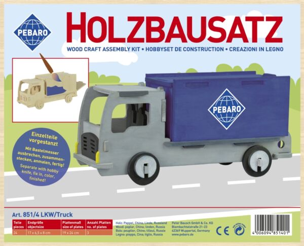 Houten bouwpakket / 3D puzzel vrachtwagen