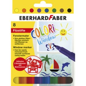 Eberhard faber raamstiften, assortiment 8 stuks inclusief 3 sjablonen