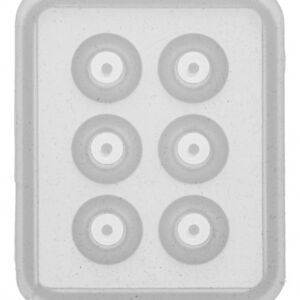 Siliconen gietvorm, bol 6-delig, 16 mm