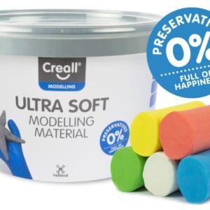 Creall ultrasoft kunstklei, 1100 gr, 5 staven, assortiment