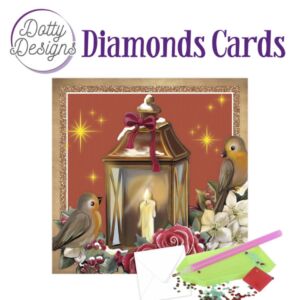 Dotty Designs Diamond card / Diamond painting, Kerstlantaarn