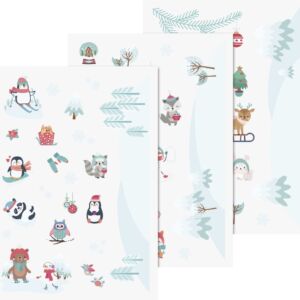 Raamstickers winter 3 vel