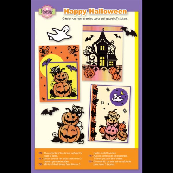 Happy halloween kaartenset