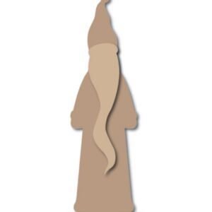 OUTLET MDF Kerstman, 3D, 59 cm