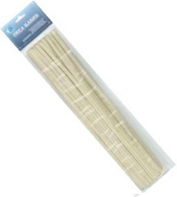OUTLET Chenilledraad, 6mm, 30 cm 25 stuks ecru