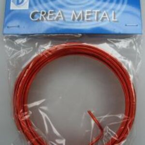 OUTLET Alu draad / aluminiumdraad, 2 mm, 5 meter oranje