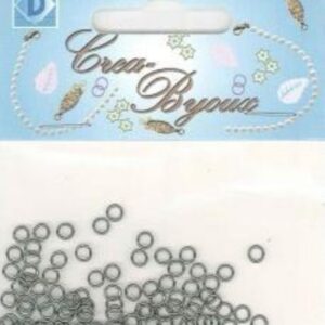 OUTLET Aanbuigoogjes/knijpringetjes, rond, 240 stuks, 4 mm antraciet