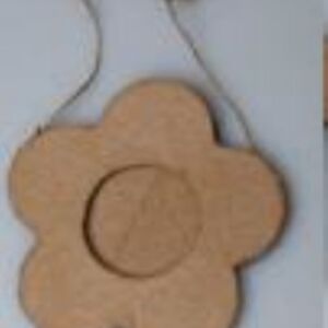 OUTLET Eco shape frame bloem, 8.5 x 8.5 cm, 4 stuks