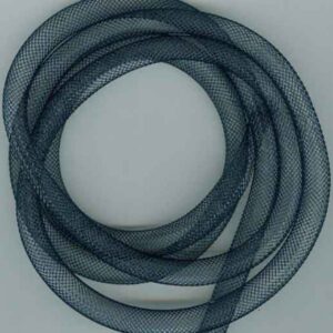 OUTLET Fishnet tubes, nylon, 8mm x 1 meter, marineblauw