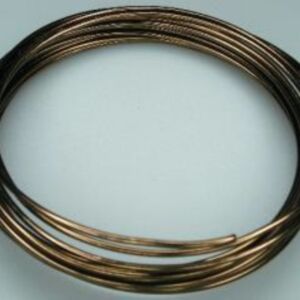 OUTLET Alu draad / aluminiumdraad, 0.7 mm, 25 meter bruin