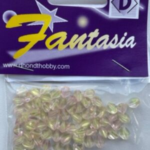 OUTLET Glakralen tripod 7mm, 50 stuks, kristal rose