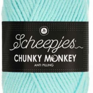 Chunky Monkey acrylwol 100 gram 1034 babyblauw
