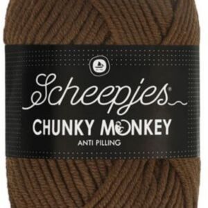 Chunky Monkey acrylwol 100 gram 1054 bruin