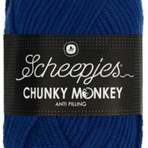 Chunky Monkey acrylwol 100 gram 1117 koningsblauw